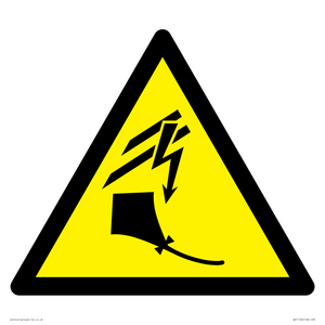 W505 Warning: Kite flying near overhead power lines